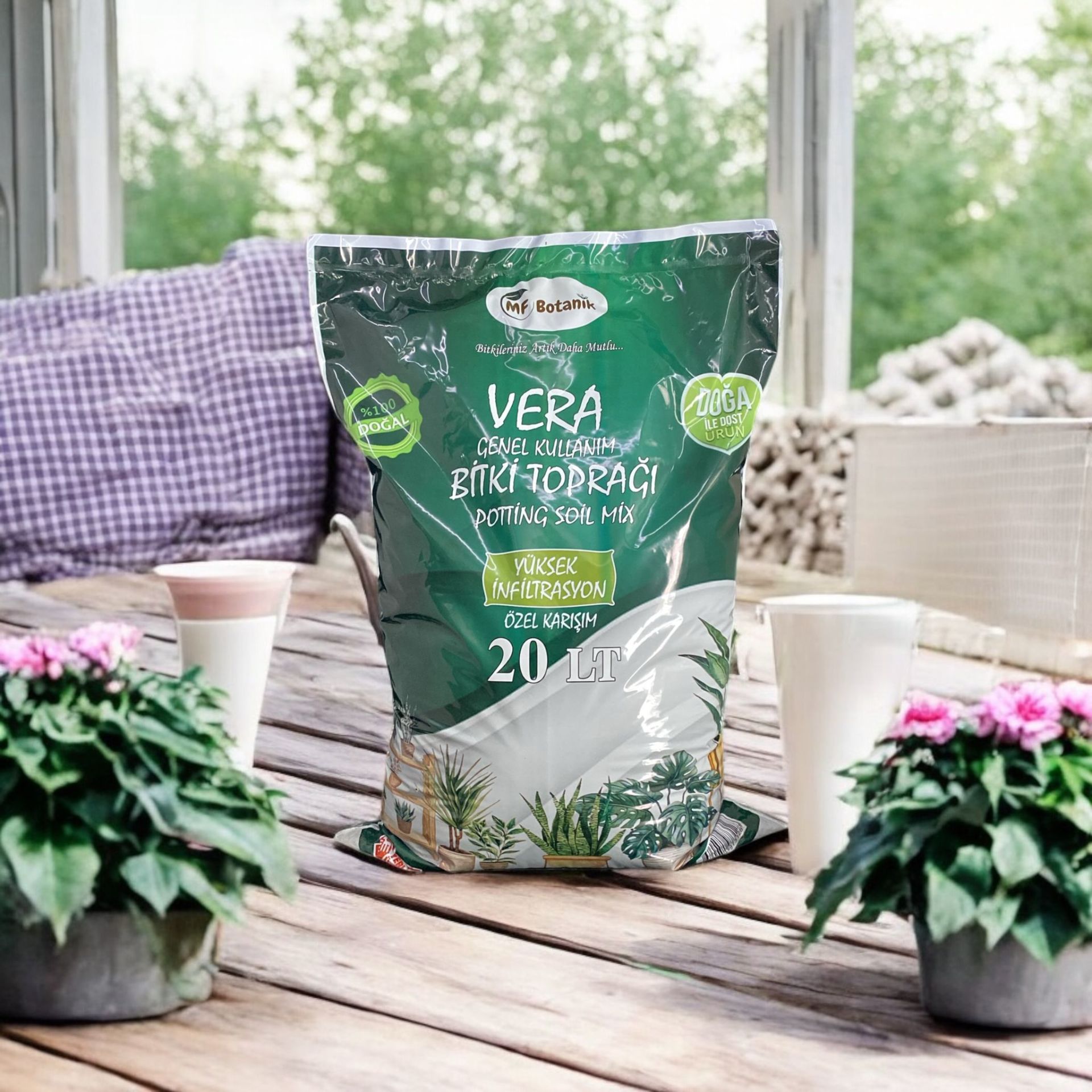Vera Genel Kullanım İthal Bitki Toprağı 20 Litre