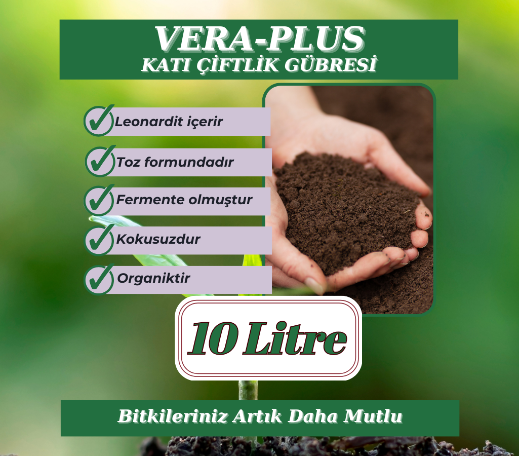 Organik Katı Bitki Besini Bio-Kompost Fermente Koyun-Keçi 10 Litre