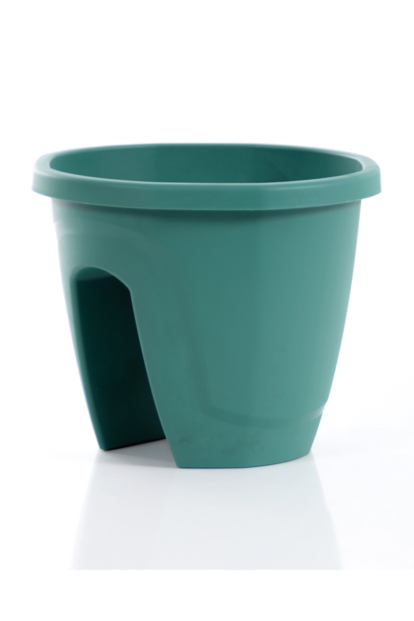 Zümrüt Küpeşte Saksı 7.5 Litre Yeşil