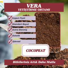 Blok Tuğla Cocopeat  Hindistan Cevizi Torfu10 Litre