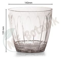 Orkide Şeffaf Tabaklı Saksı 1.5 Litre