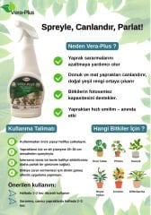 Vera-Plus Daha Yeşil Yapraklar İçin Özel Sprey Sıvı Bitki Besini 500 ML