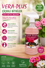 Vera-Plus Çiçekli Bitkiler İçin Özel Sprey Sıvı Bitki Besini 500 ML