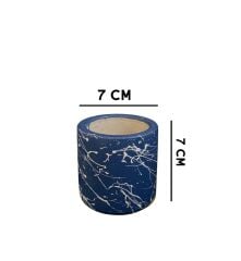 Mermer Desen Kaktüs ve sukulent Beton saksı