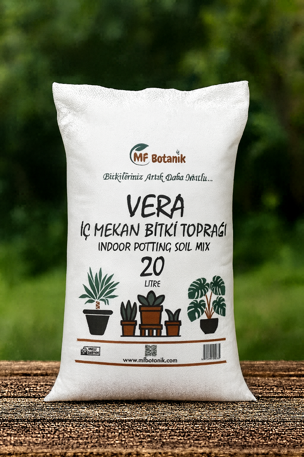 Vera-Mix İç Mekan Bitki Toprağı – Organik – Hızlı Köklenme – Haşere İçermez – 20 Litre