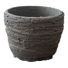Duvar Desen Beton Saksı 0,15 litre  - Kaktüs Sukulent Saksısı