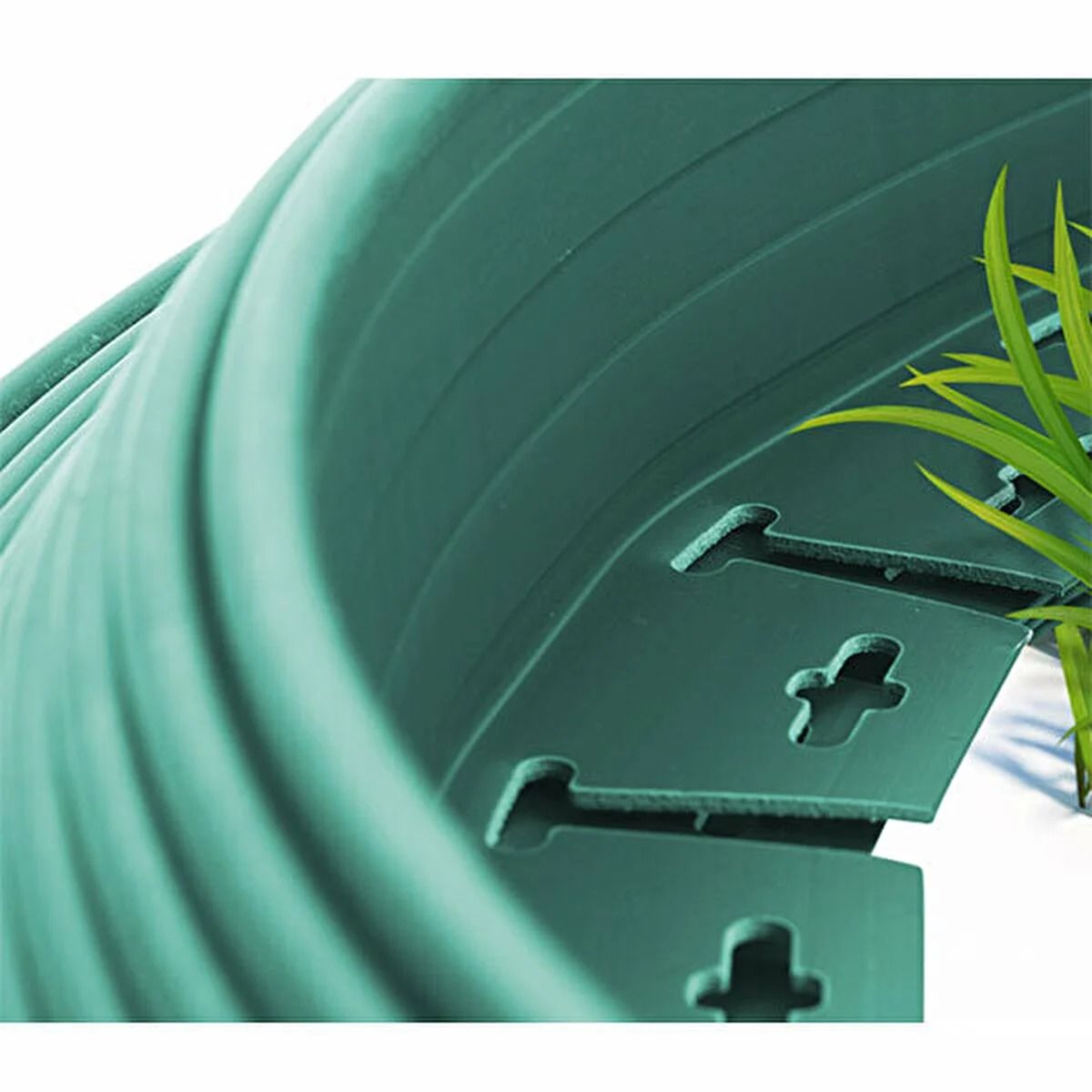 Bahçe Havuz Çim Ayırıcı Yeşil 25 mt. Esnek Peyzaj Sınırlayıcı, Bahçe Ayracı Yeşil