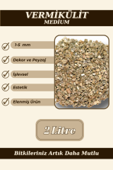 Vermikülit - Bitki Kök Gelişimini Destekleyen Çimlendirme ve Köklenme İçin - 2 LİTRE