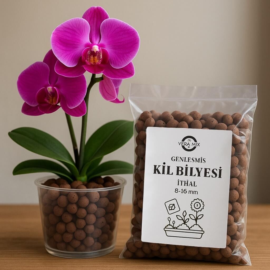 Kil Bilyesi Orkide Yetiştirme Ortamı 8-16 mm (1 Litre)