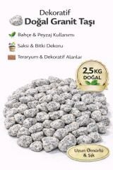 Gri Granit Taşı 1-2 Cm 2,5 Kg