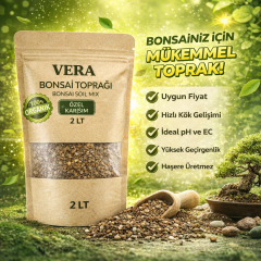 Bonsai Toprağı Özel Zengin Karışımlı Bonsai Ağacı Çiçeği Bitki Toprağı 2 Litre