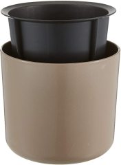 Mimoza Kaktüs Çiçek Saksısı 14 Cm 1.5 Litre Siyah