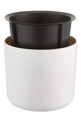 Mimoza Kaktüs Çiçek Saksısı 14 Cm 1.5 Litre Siyah