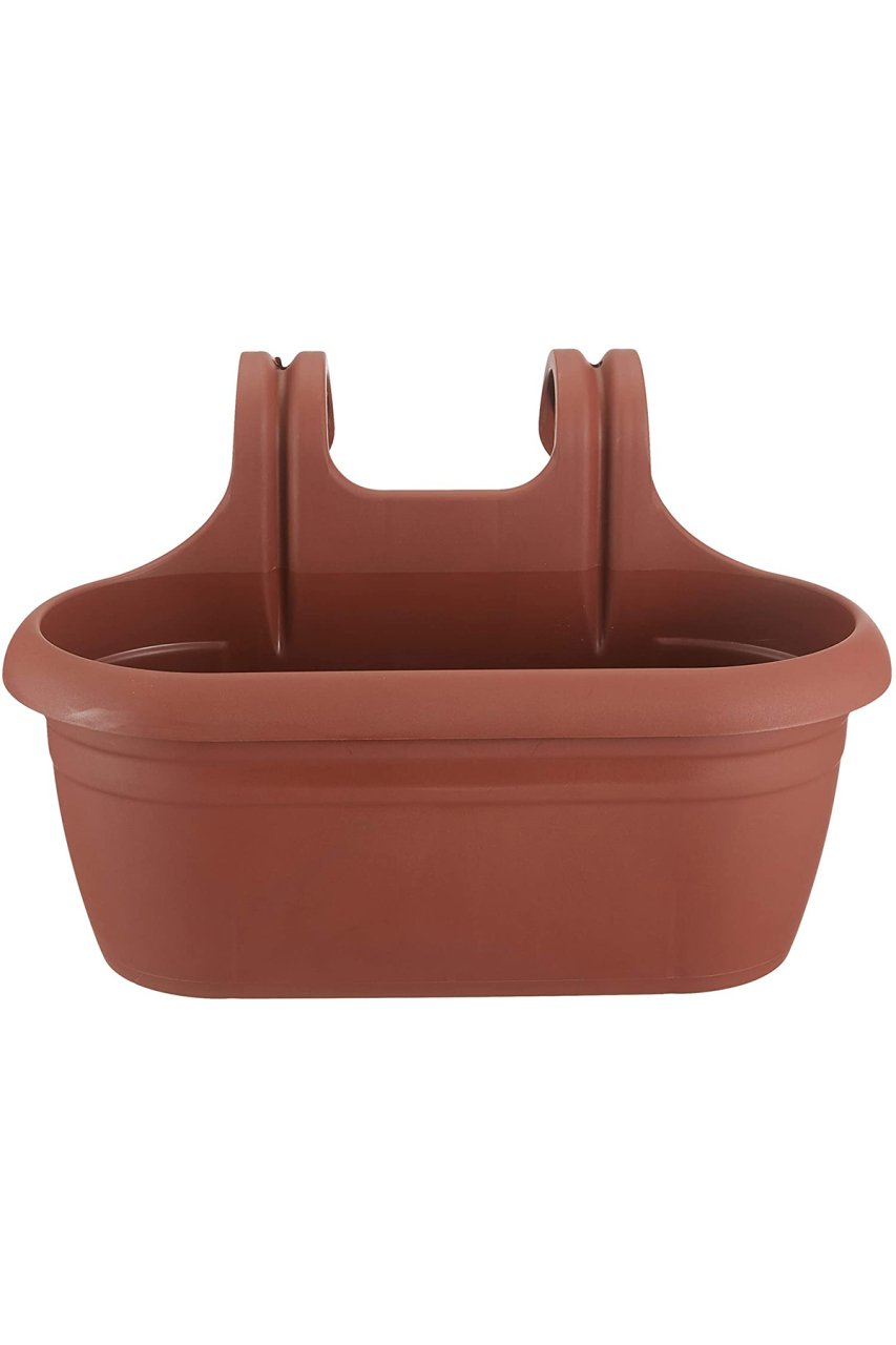 Nergiz Kolay Askılı Balkon Saksısı Dekoratif Balkon Saksısı 6,5 Litre