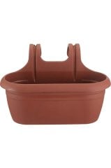Nergiz Kolay Askılı Balkon Saksısı Dekoratif Balkon Saksısı 6,5 Litre