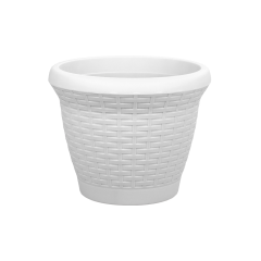 Hasır Saksı Dekoratif Tabaklı Saksı HS03 10 Litre