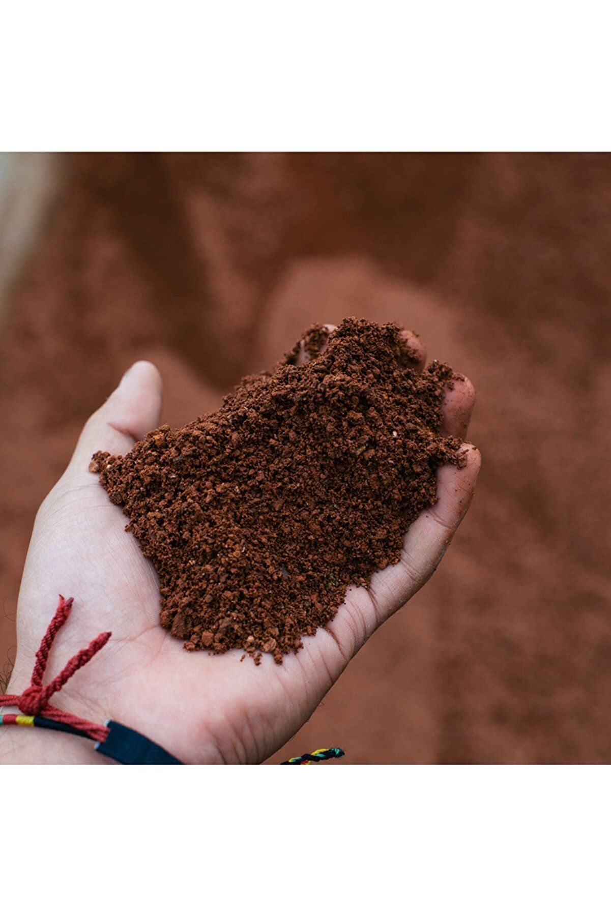 Kırmızı Pomza Kumu İnce Pomza Taşı 0-4 Mm 5 Litre Volkanik Cürüf Ponza Lav Kırığı